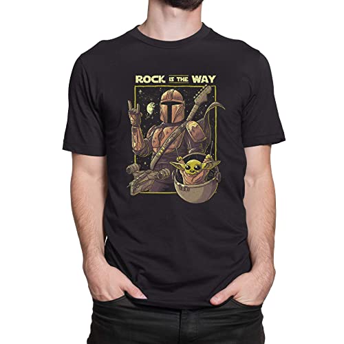 T-Nerds - Rock is The Way - Herren T-Shirt 4XL - schwarz von T-Nerds