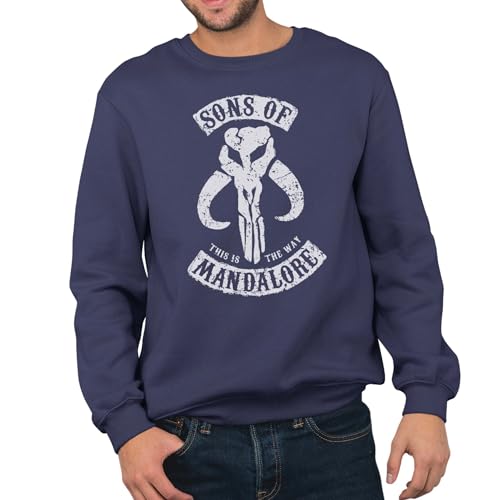T-Nerds - Sons of Mandalore - Herren Pullover 4XL - Navy von T-Nerds