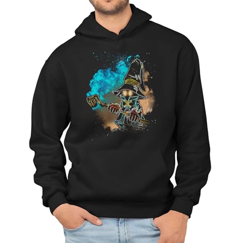 T-Nerds - Soul of The Black Mage - Herren Hoodie XL - schwarz von T-Nerds