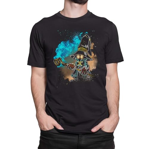 T-Nerds - Soul of The Black Mage - Herren T-Shirt M - schwarz von T-Nerds