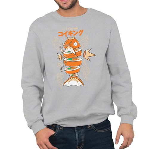T-Nerds - Sushikarp - Herren Pullover 3XL - Heather grau von T-Nerds
