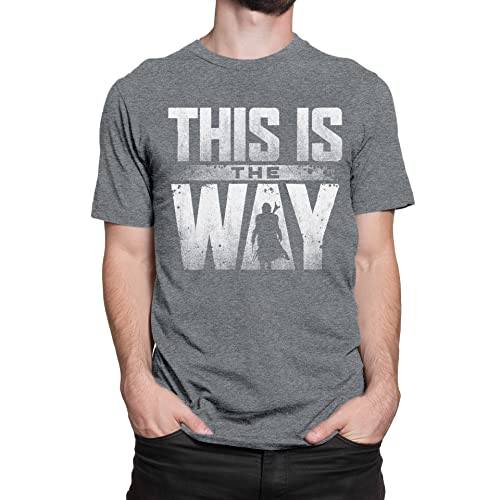 T-Nerds - This is The Way - Herren T-Shirt 3XL - Heather grau von T-Nerds