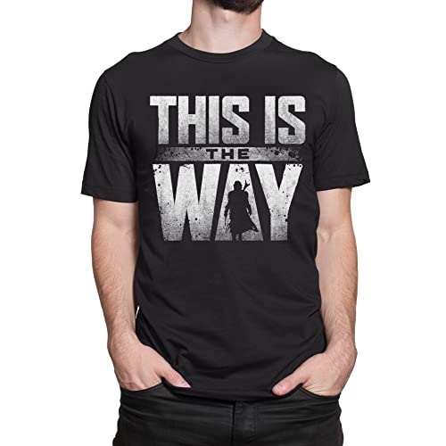 T-Nerds - This is The Way - Herren T-Shirt M - schwarz von T-Nerds