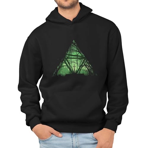 T-Nerds - Treeforce - Herren Hoodie L - schwarz von T-Nerds
