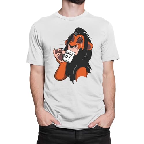 T-Nerds - Uncle Number 1 - Herren T-Shirt M - weiß von T-Nerds