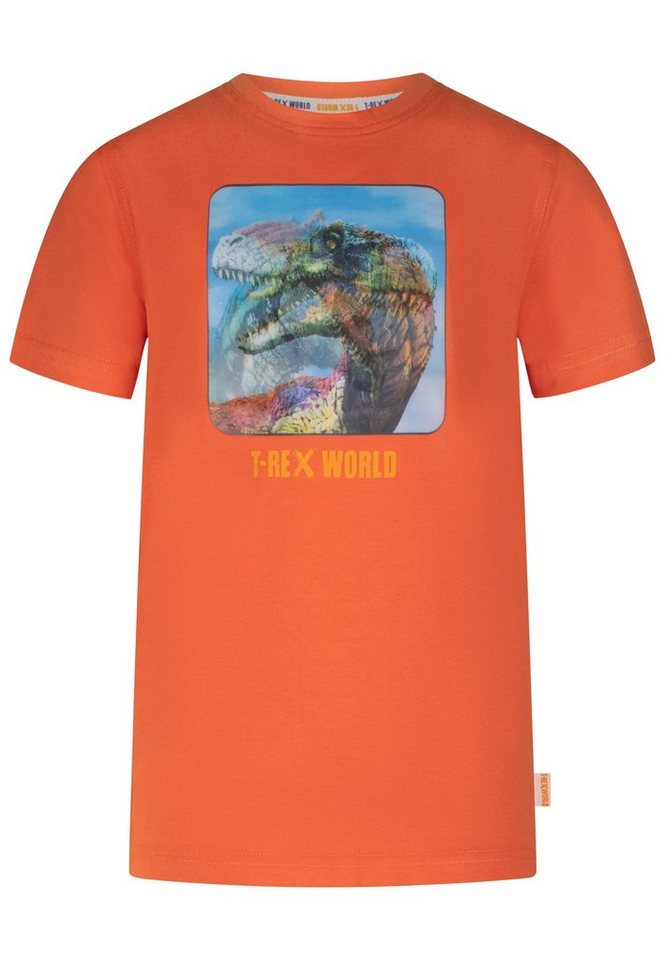 T-REX WORLD T-Shirt T-Rex World mit T-Rex Hologram Print von T-REX WORLD