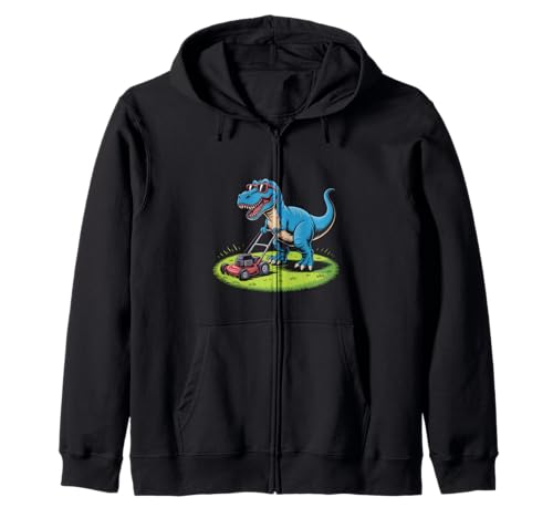 Lustiger Spruch Dinosaurier Mähen Rasen Ehemann Vater Frauen Männer Kapuzenjacke von T Rex Yard Humor Summer Nerdy Jurassic Dad Style
