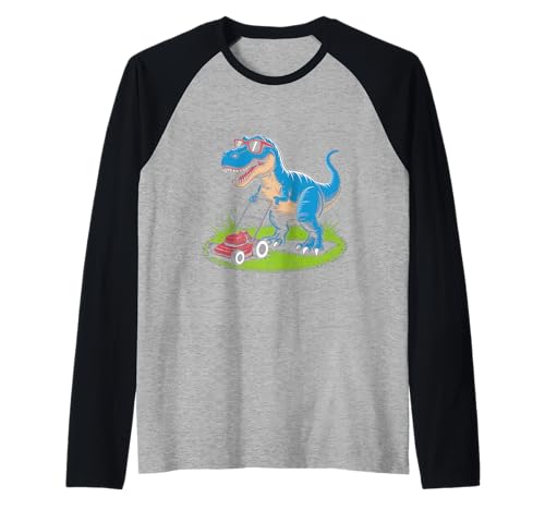 Lustiger Spruch Dinosaurier Mähen Rasen Ehemann Vater Frauen Männer Raglan Lustiger Spruch Dinosaurier Mähen Rasen Ehemann Vater Frauen Männer Raglan von T Rex Yard Humor Summer Nerdy Jurassic Dad Style