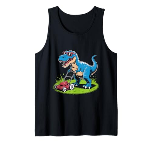 Lustiger Spruch Dinosaurier Mähen Rasen Ehemann Vater Frauen Männer Tank Top Lustiger Spruch Dinosaurier Mähen Rasen Ehemann Vater Frauen Männer Tank Top von T Rex Yard Humor Summer Nerdy Jurassic Dad Style