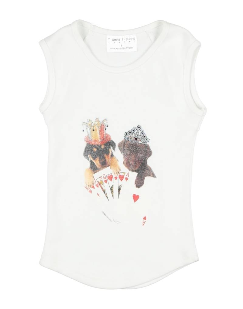 T-SHIRT T-SHOPS Top Kinder Weiß von T-SHIRT T-SHOPS
