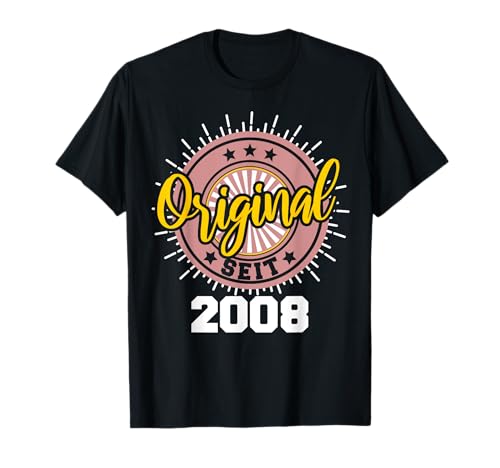 17. Geburtstag Junge Mädchen 17 Jahre 2008 Lustig Geschenk T-Shirt von T-Shirt 17 Jahre Junge Mädchen 17. Geburtstag Deko
