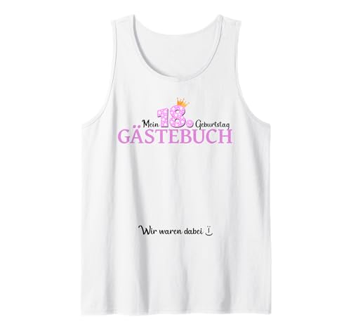 18. Geburtstag Junge Mädchen 18 Jahre 2007 Lustig Geschenk Tank Top von T-Shirt 18. Geburtstag Junge Mädchen 18 Jahre Deko