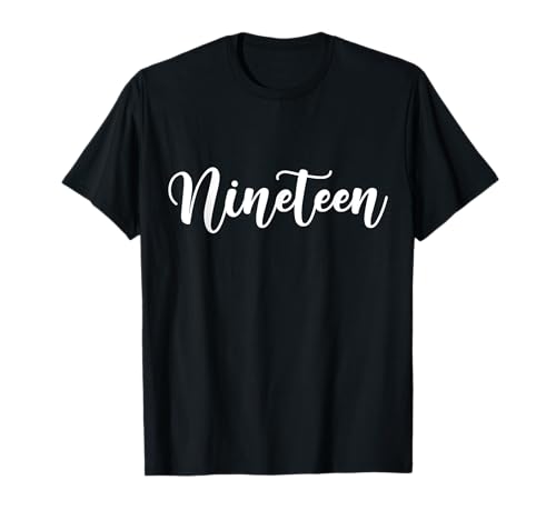 19. Geburtstag Junge Mädchen 19 Jahre 2006 Lustig Geschenk T-Shirt von T-Shirt 19. Geburtstag Herren Damen 19 Jahre Deko