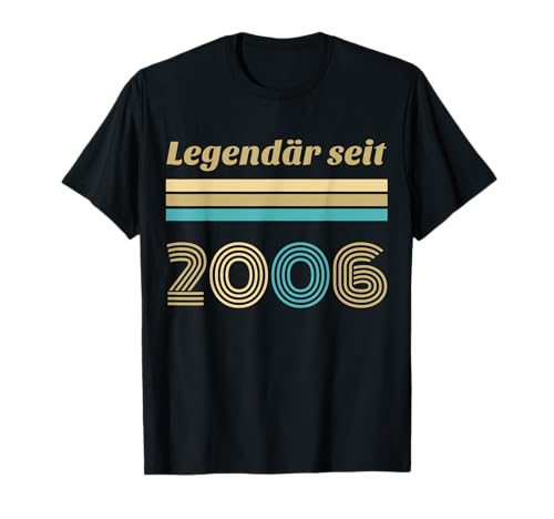 19. Geburtstag Junge Mädchen 19 Jahre 2006 Lustig Geschenk T-Shirt von T-Shirt 19. Geburtstag Herren Damen 19 Jahre Deko