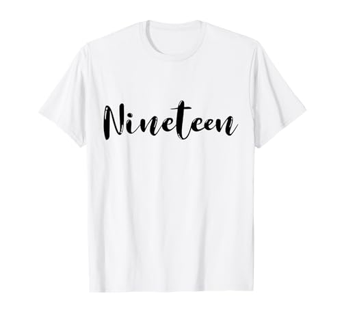 19. Geburtstag Junge Mädchen 19 Jahre 2006 Lustig Geschenk T-Shirt von T-Shirt 19. Geburtstag Herren Damen 19 Jahre Deko