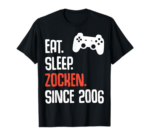 19. Geburtstag Junge Mädchen 19 Jahre 2006 Lustig Geschenk T-Shirt von T-Shirt 19. Geburtstag Herren Damen 19 Jahre Deko