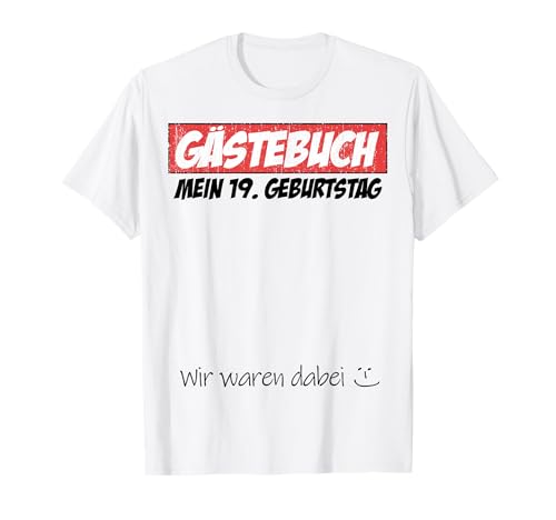 19. Geburtstag Junge Mädchen 19 Jahre 2006 Lustig Geschenk T-Shirt von T-Shirt 19. Geburtstag Herren Damen 19 Jahre Deko