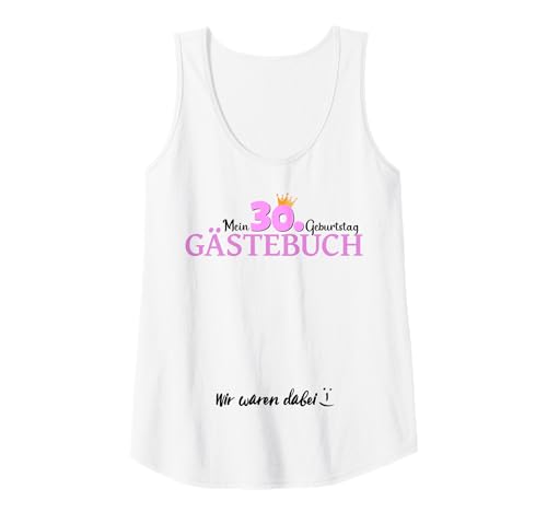 Damen 30. Geburtstag Mann Frau 30 Jahre 1995 Deko Lustig Geschenk Tank Top von T-Shirt 30. Geburtstag Herren Damen 30 Jahre Deko