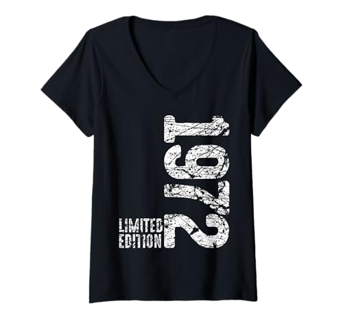 Damen 53. Geburtstag Mann Frau 53 Jahre 1972 Deko Lustig Geschenk T-Shirt mit V-Ausschnitt von T-Shirt 53. Geburtstag Herren Damen 53 Jahre Deko