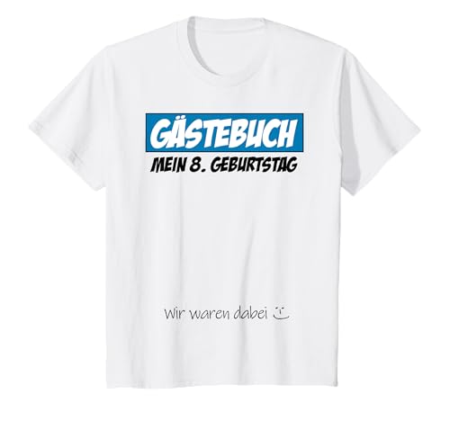 Kinder 8. Geburtstag Junge Mädchen 8 Jahre 2017 Lustig Geschenk T-Shirt von T-Shirt 8. Geburtstag Junge Mädchen 8 Jahre Deko