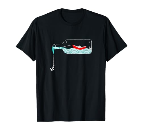 Flaschenschiff T-Shirt mit Buddelschiff Damen Herren Kinder T-Shirt Flaschenschiff T-Shirt mit Buddelschiff Damen Herren Kinder T-Shirt von T-Shirt Flaschenschiff Buddelschiff
