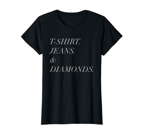 Damen T-Shirt Jeans & Diamonds (5) Damen T-Shirt T-Shirt von T-Shirt Jeans & Diamonds