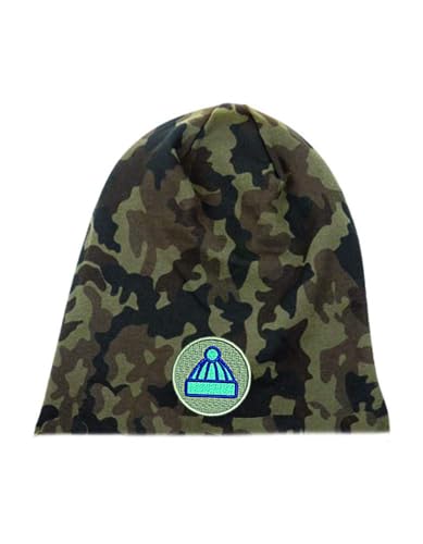 T-Shirt Laden Mütze Camouflage CYRCLEHAT Wendemütze Wintermütze Skimütze (Camouflage) von T-Shirt Laden
