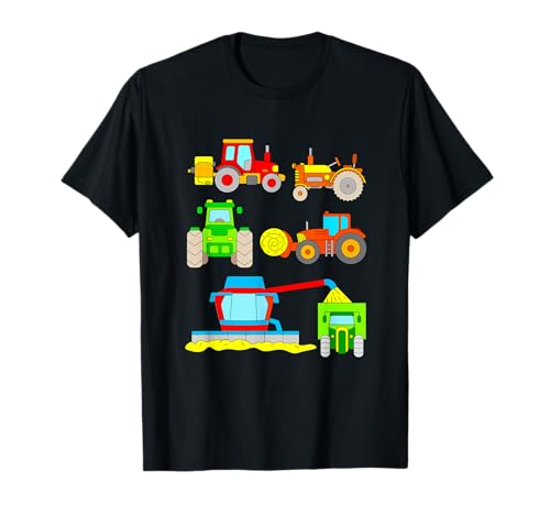 Mähdrescher TShirt Traktoren Kinder Jungs Trecker T-Shirt von T-Shirt mit Mähdrescher
