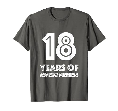 18. Geburtstag T-Shirt Geschenk Mädchen Junge Junge Achtzehn T-Shirt 18. Geburtstag T-Shirt Geschenk Mädchen Junge Junge Achtzehn T-Shirt von T-Shirt zum 18. Geburtstag Junge Mädchen Mädchen