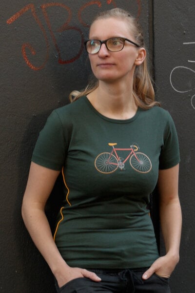 T-Shirtladen-Marktstrasse GmbH Rennrad Girl-T-Shirt von T-Shirtladen-Marktstrasse GmbH