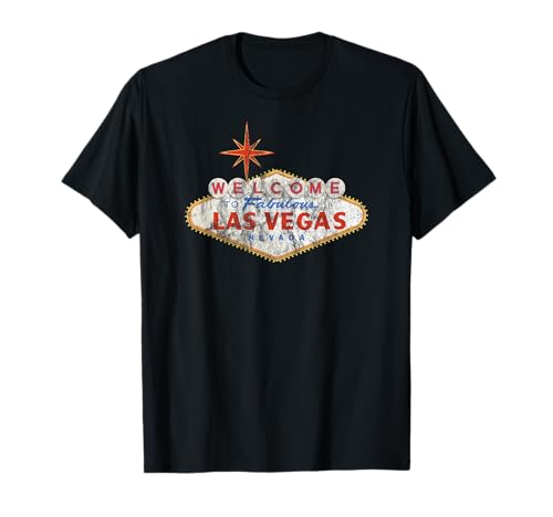T-Shirt by Irregulariteez Damen Unisex-Erwachsene Schwarz Small Vintage Welcome To Las Vegas Sign T-Shirt T-Shirt by Irregulariteez Damen Unisex-Erwachsene Schwarz Small Vintage Welcome To Las Vegas Sign T-Shirt von Las Vegas Gifts