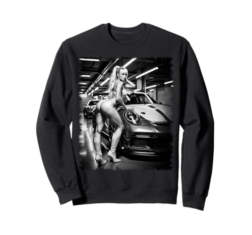 T-Shirt mit Girl On It Sexy Blond im Bikini & exotischem Auto Sweatshirt T-Shirt mit Girl On It Sexy Blond im Bikini & exotischem Auto Sweatshirt von T-Shirts with girls on it by NSPART