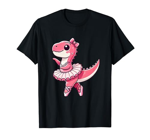 Pink T Rex Cute Ballett Tanz Lustige Ballerina Jungen Mädchen Kinder T-Shirt von T rex Ballerina2024