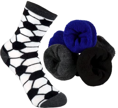 T&R Industrees 6 Paar warme Kinder Thermosocken | Wintersocken für Jungen | Supermix 2| 32-39 von T&R Industrees