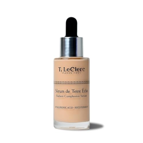 T.LeClerc Anti-Aging-Serum Nr. 09 Pfirsich – T.LeClerc – Flüssige Foundation Pflege, leuchtender & einheitlicher Teint, zweite Haut, Hyaluronsäure, 30 ml von T. LeClerc PARIS 1881