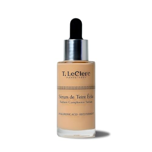 T. LeClerc – Skin Tint Serum Foundation 30 ml – 10 Ahorn – Getöntes Serum fürs Gesicht mit Second Skin Effect & Hyaluronsäure, Leichtes Make-up für strahlenden Teint von T. LeClerc PARIS 1881