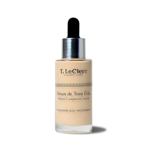 T. LeClerc – Skin Tint Serum Foundation 30 ml – 03 Sesam – Getöntes Serum fürs Gesicht mit Second Skin Effect & Hyaluronsäure, Leichtes Make-up für strahlenden Teint von T. LeClerc PARIS 1881