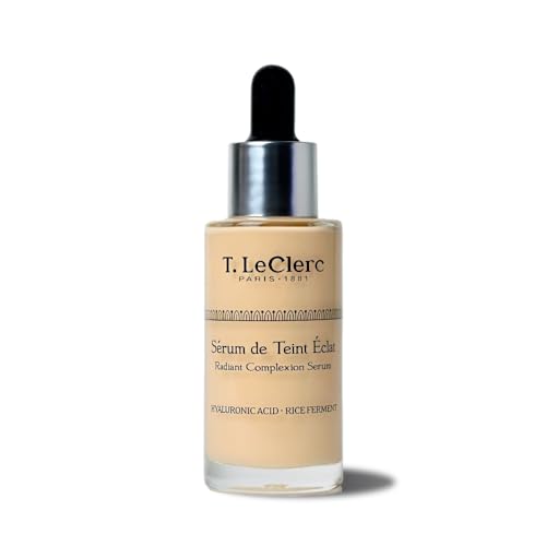 T.LeClerc Anti-Aging-Serum Nr. 6 Macadamia – T.LeClerc – Foundation Fluide Pflege, leuchtender & einheitlicher Teint, zweite Haut, Hyaluronsäure, 30 ml von T. LeClerc PARIS 1881