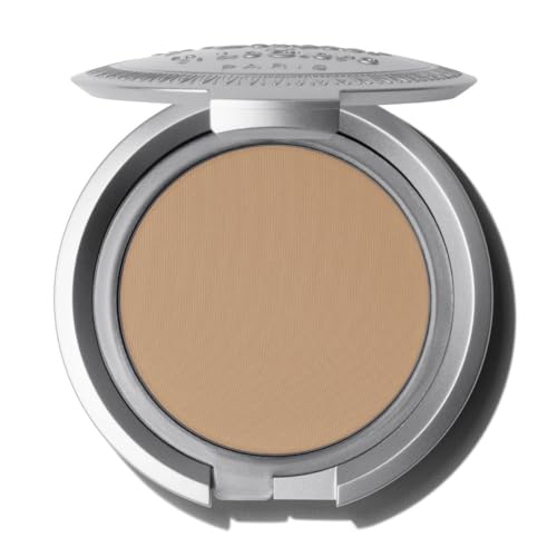 T.LeClerc Foundation, kompakt, puderförmig, 04 Goldbeige, 8 g, langer Halt, 2-in-1-Formel – einheitlich und mattiert den Teint – natürliches Finish – vegan – 98 % Inhaltsstoffe natürlichen Ursprungs von T. LeClerc PARIS 1881