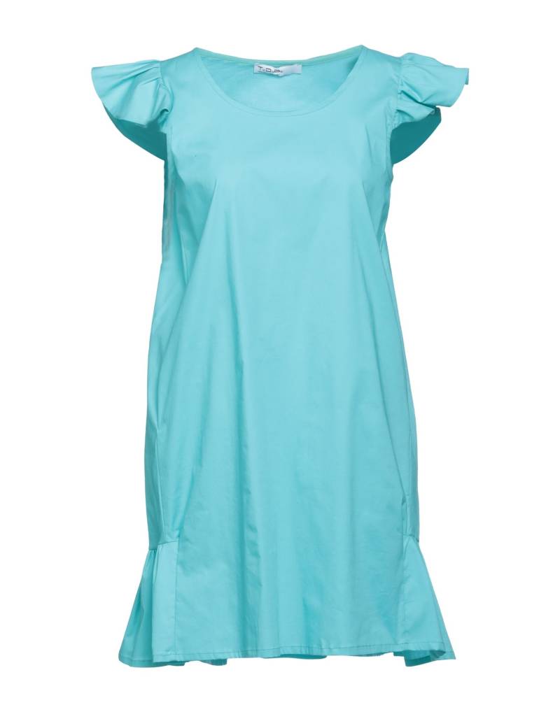 T.D.D. TEN-DAY DELIVERY Mini-kleid Damen Tūrkis von T.D.D. TEN-DAY DELIVERY