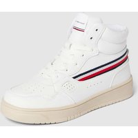 T.Hilfiger Kids Shoes Sneaker mit Kontraststreifen Modell 'KAREEM' in Weiss, Größe 35 von T.Hilfiger Kids Shoes