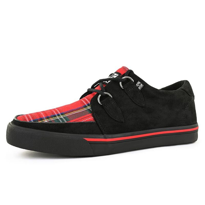 T.U.K. - Gothic Creepers - Creeper Sneaker - EU37 bis EU41 - für Damen - Größe EU37 - schwarz/rot T.U.K. - Gothic Creepers - Creeper Sneaker - EU37 bis EU41 - für Damen - Größe EU37 - schwarz/rot von T.U.K.