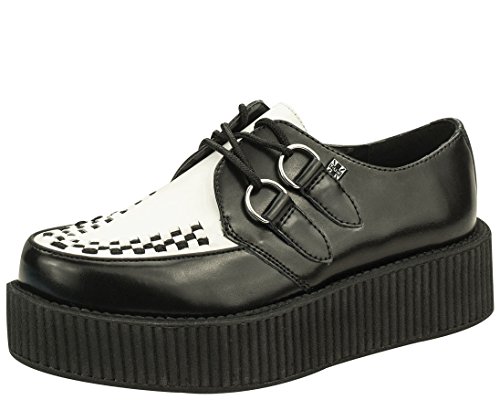 T.U.K. Mondo Sole Round Creeper V6804, Baskets Mode Mixte Adulte - Noir, 39 EU von T.U.K