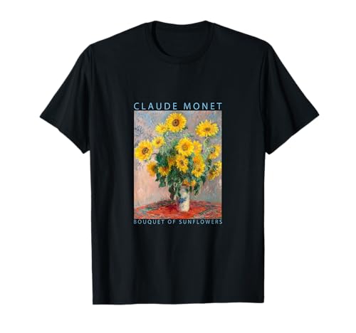 Claude Monet Lustiges T-Shirt Blumen Meisterwerk Kunst Sonnenblumenstrauß Malerei Männer Frauen Lustige Kleidung Geschenk T-Shirt Claude Monet Lustiges T-Shirt Blumen Meisterwerk Kunst Sonnenblumenstrauß Malerei Männer Frauen Lustige Kleidung Geschenk T-Shirt von 西洋アート 美術 Tシャツ専門店