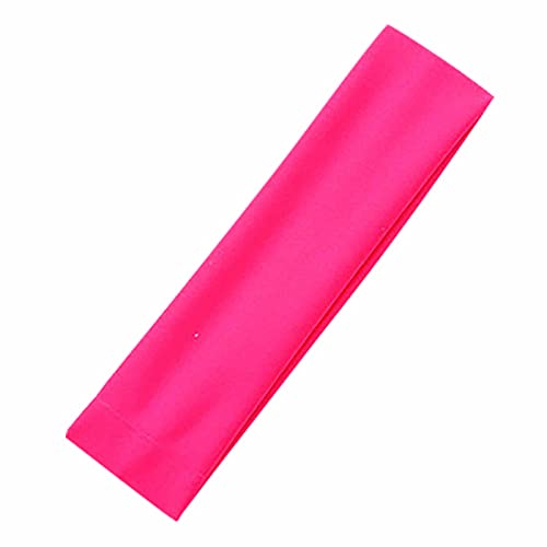 Stirnbänder Damen Stirnband Sport Trainieren Haarbänder Elastisch Breit Haarreife für Frauen Yoga Workout Headbands Haarzubehör Sport Laufen Yoga Wicking Haarband Kopfband (Pink) von T-