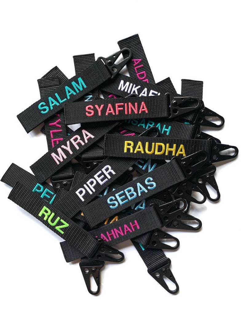 T92 Name Individuelle Taschen Anhänger Hochwertiger Haken von T92made