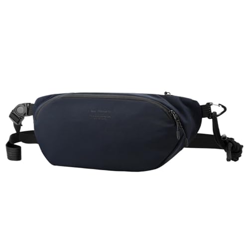 Crossbody Herren Taille Mode Outdoor Sport Casual Seitentasche for Männer Oxford Handytasche Tasche Hüfttasche(Dark Blue) von TABAGFKFNV