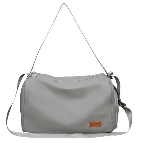 Einzelner Schulter-Frauen-Umhängetasche Große Kapazität Rucksack Pendeln zur Arbeit Handtasche Einfach(Gray) von TABAGFKFNV