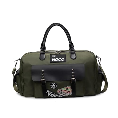 Große Kapazität Reisegepäck Einkaufstasche for Damen Geldbörsen und Hand Damen Shopper Umhängetasche(Green) von TABAGFKFNV