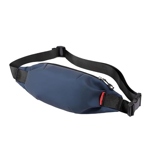 Hüfttasche Reise Herren Crossbody Männlich Gürtel Mode Brusttaschen(Blue) von TABAGFKFNV